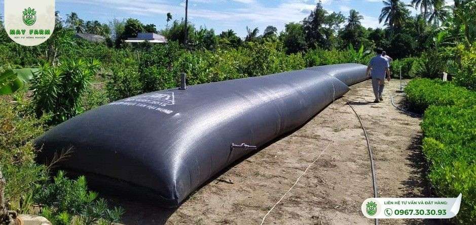 Túi khí biogas bể biogas bằng bạt HDPE - Ảnh 5