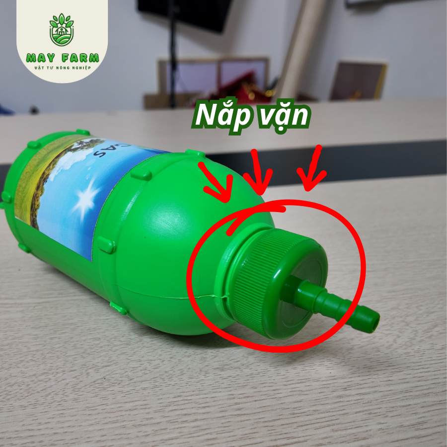 Nắp vặn kín của cấu tạo bình lọc khí dưới 20 khối 