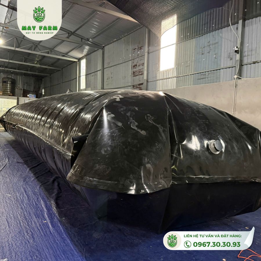 Túi biogas từ 6 khối - 400 khối dày 1mm gia công theo yêu cầu - Ảnh 3
