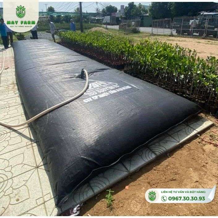 Túi khí biogas bể biogas bằng bạt HDPE - Ảnh 4