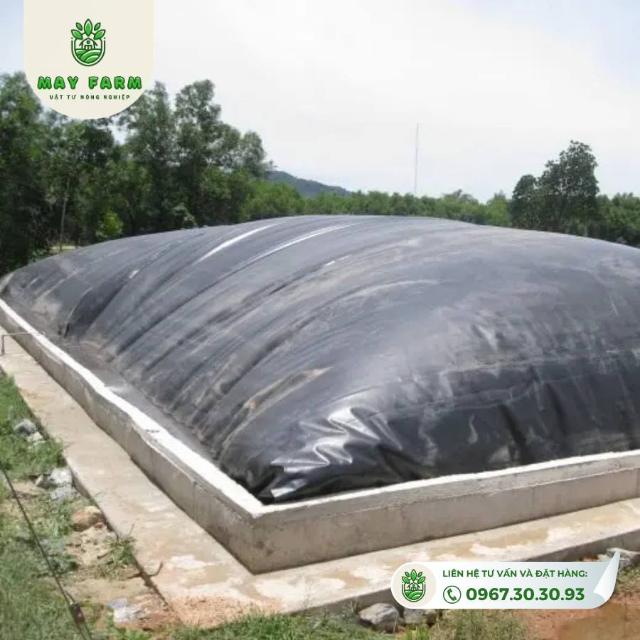 Túi biogas từ 6 khối - 400 khối dày 1mm gia công theo yêu cầu - Ảnh 6