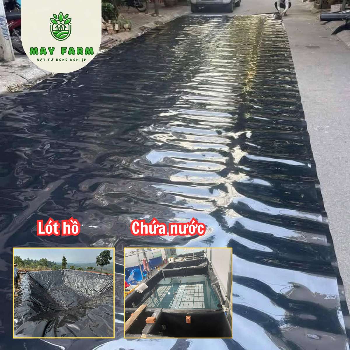đa dạng ud - Bạt hdpe 0,3mm, Bạt chống thấm hdpe, Bạt nuôi cá 