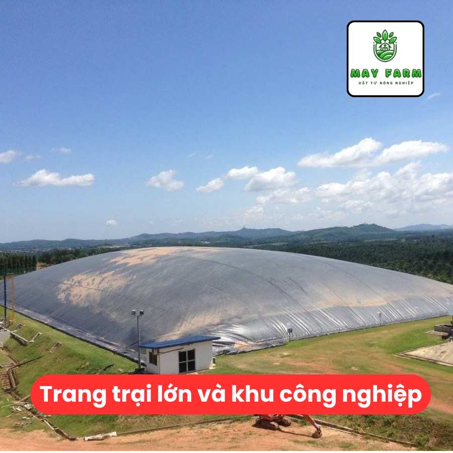 Túi biogas trang trại lớn - Túi biogas từ 6 khối - 400 khối 