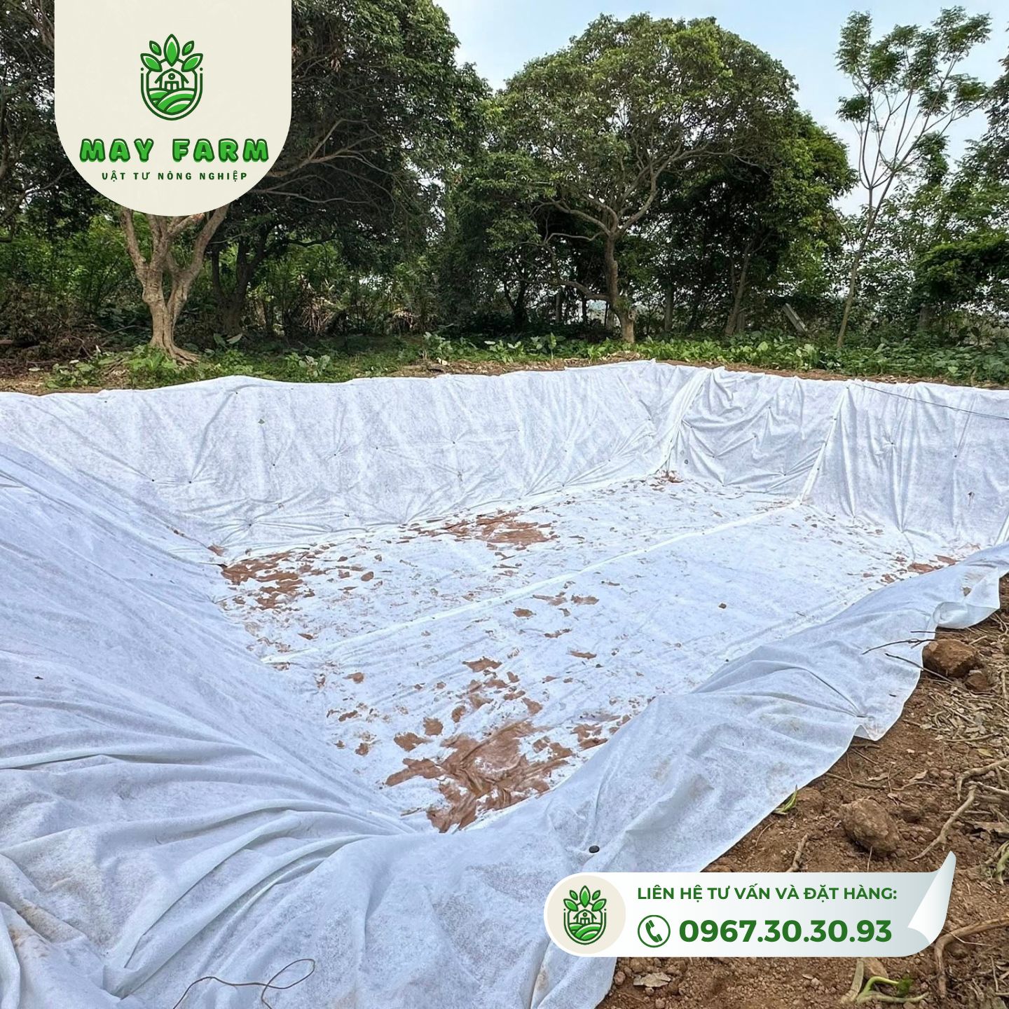 Vải địa kỹ thuật lót hồ màu trắng giá rẻ, đủ khổ, gia công riêng  - Ảnh 6
