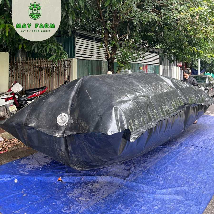  Thiết kế linh hoạt - Túi biogas, túi khí biogas HDPE, túi biogas HDPE theo kích thước yêu cầu dày 1mm