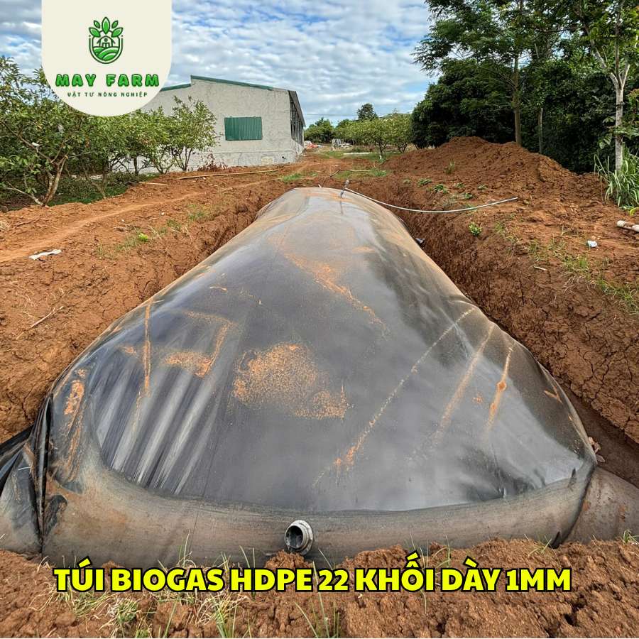 Túi Biogas hdpe 22 khối dày 1mm