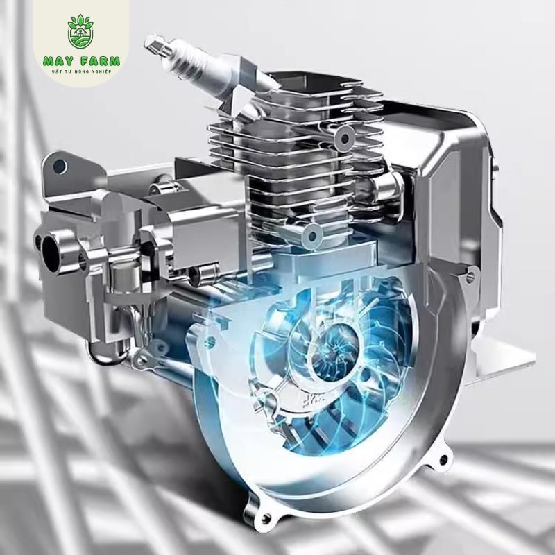 Động cơ xăng 4 kỳ GAS-144F, Động cơ máy cày xới, Động cơ thuyền - Ảnh 5