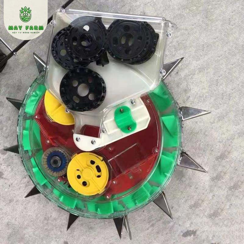 Máy gieo hạt tự động 12 răng 12R-CG, 1 hàng bánh lăn 13.5cm - Ảnh 6