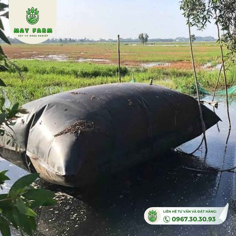 Túi biogas từ 6 khối - 400 khối dày 1mm gia công theo yêu cầu - Ảnh 9