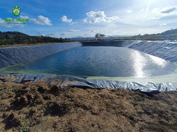 Bát chống thấm HDPE làm hồ điều hòa nước mưa, hồ sinh học