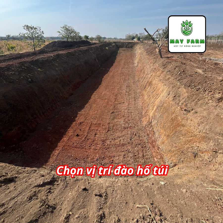 Các bước lắp đặt túi biogas HDPE 6 khối - Chọn vị trí