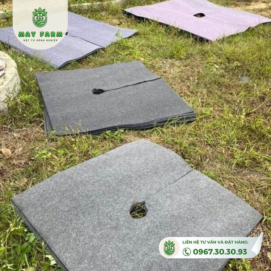Vải địa kỹ thuật lót hồ màu xám đủ khổ, gia công theo yêu cầu - Ảnh 6