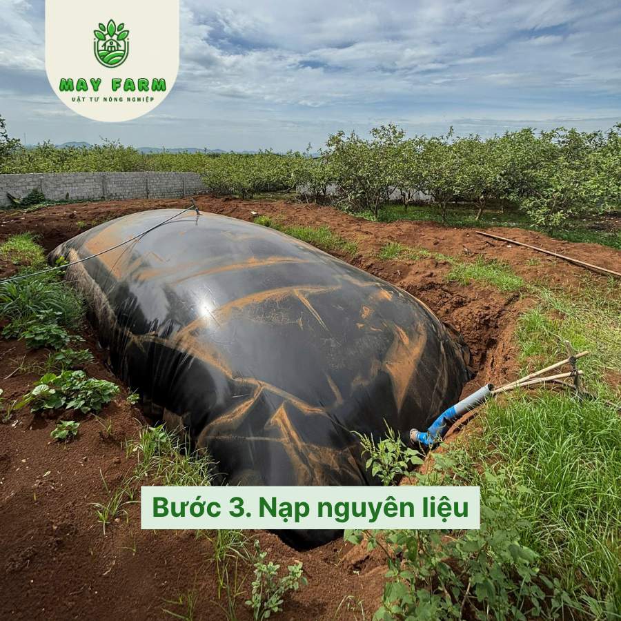 b3 - Túi biogas, Túi khí biogas hdpe, Túi chứa phân lợn HDPE