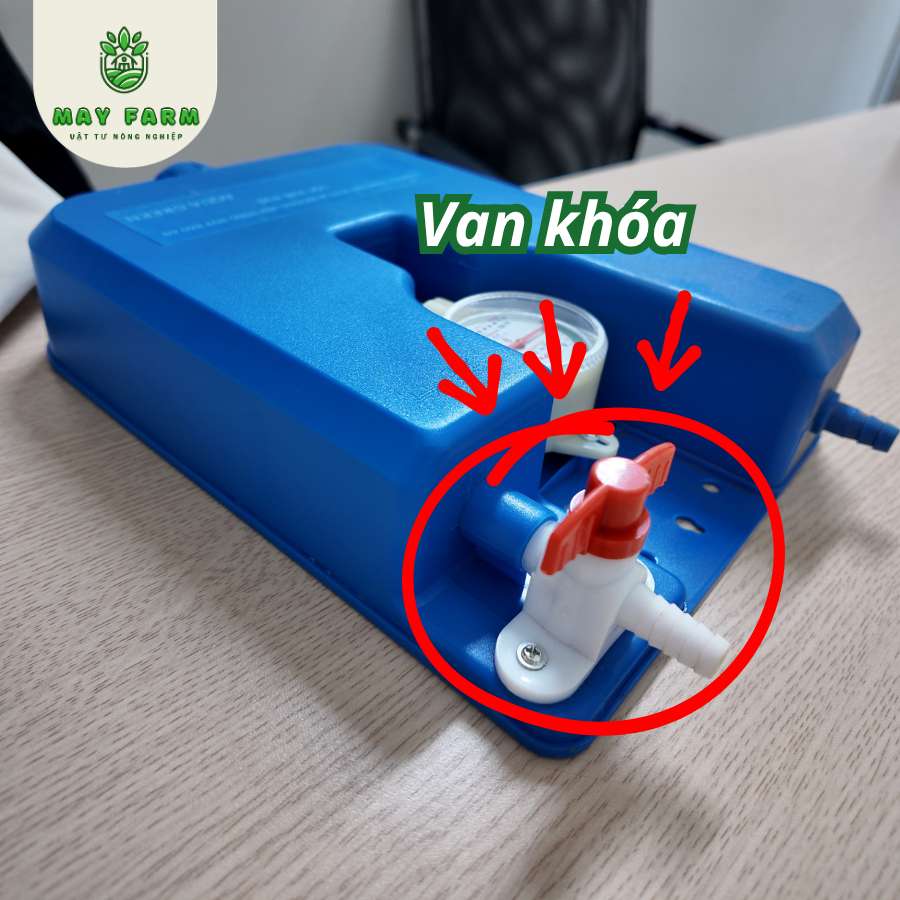  bình lọc khí biogas trên 20 khối có van khóa