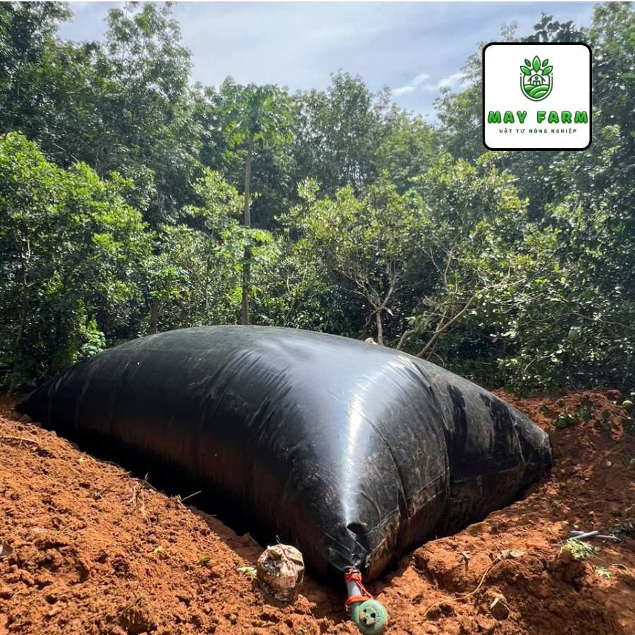 tiết kiệm diện tích - Túi Biogas hdpe 12 khối dày 1mm