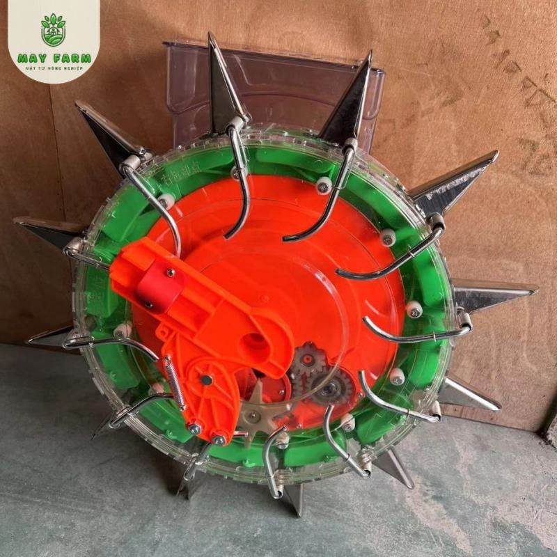 Máy gieo hạt tự động 12 răng 12R-CG, 1 hàng bánh lăn 13.5cm - Ảnh 5