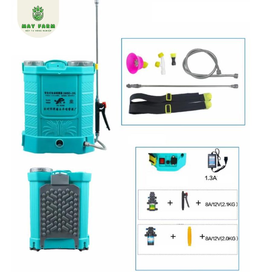 Máy phun thuốc trừ sâu động cơ điện TMD-18 - Ảnh 4