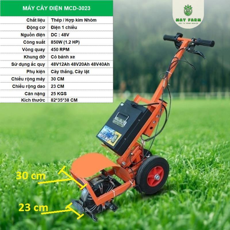 Máy cày chạy điện MCD-3023, Máy cày đa năng - Ảnh 6