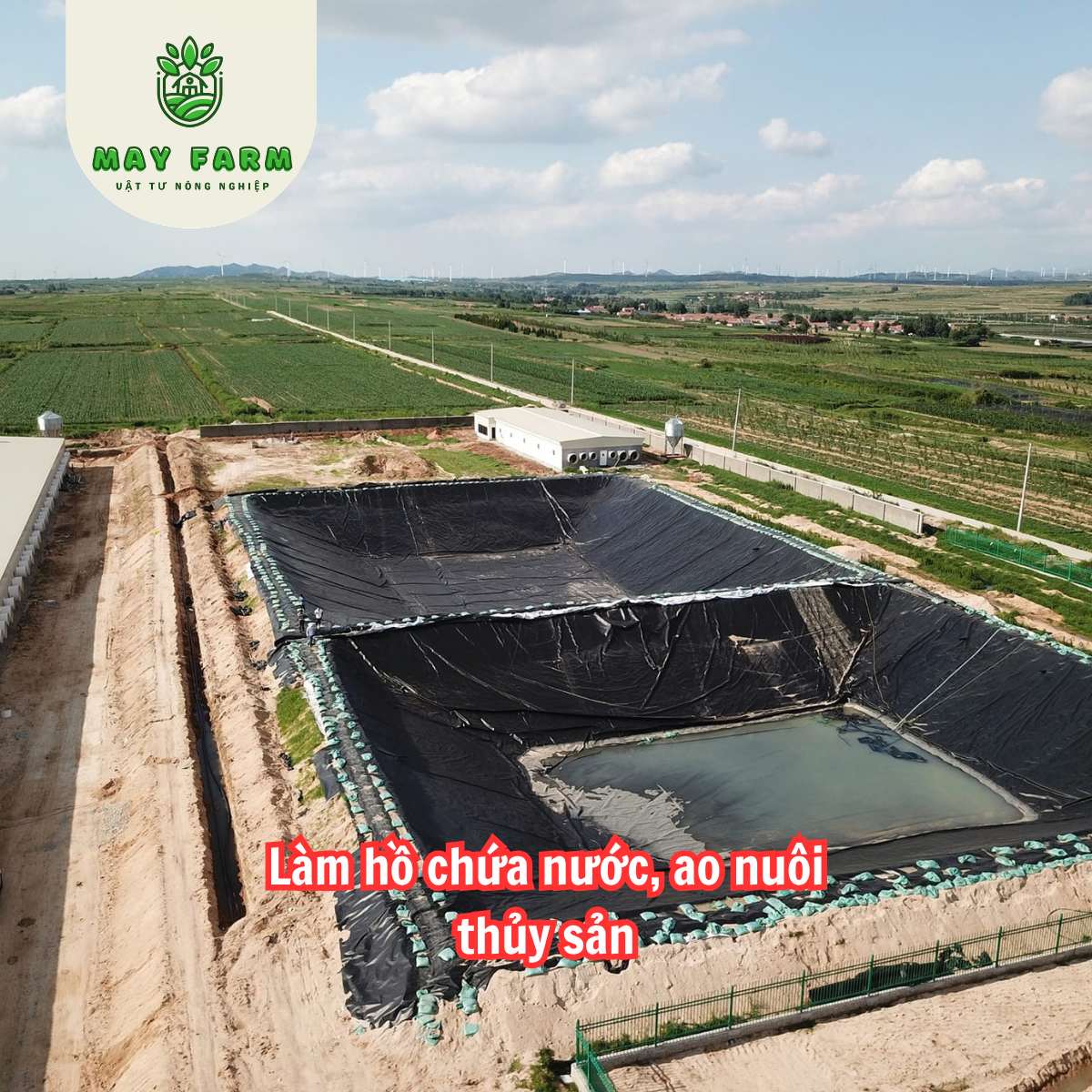 hồ chứa - Bạt hdpe 0,3mm, Bạt chống thấm hdpe, Bạt nuôi cá 