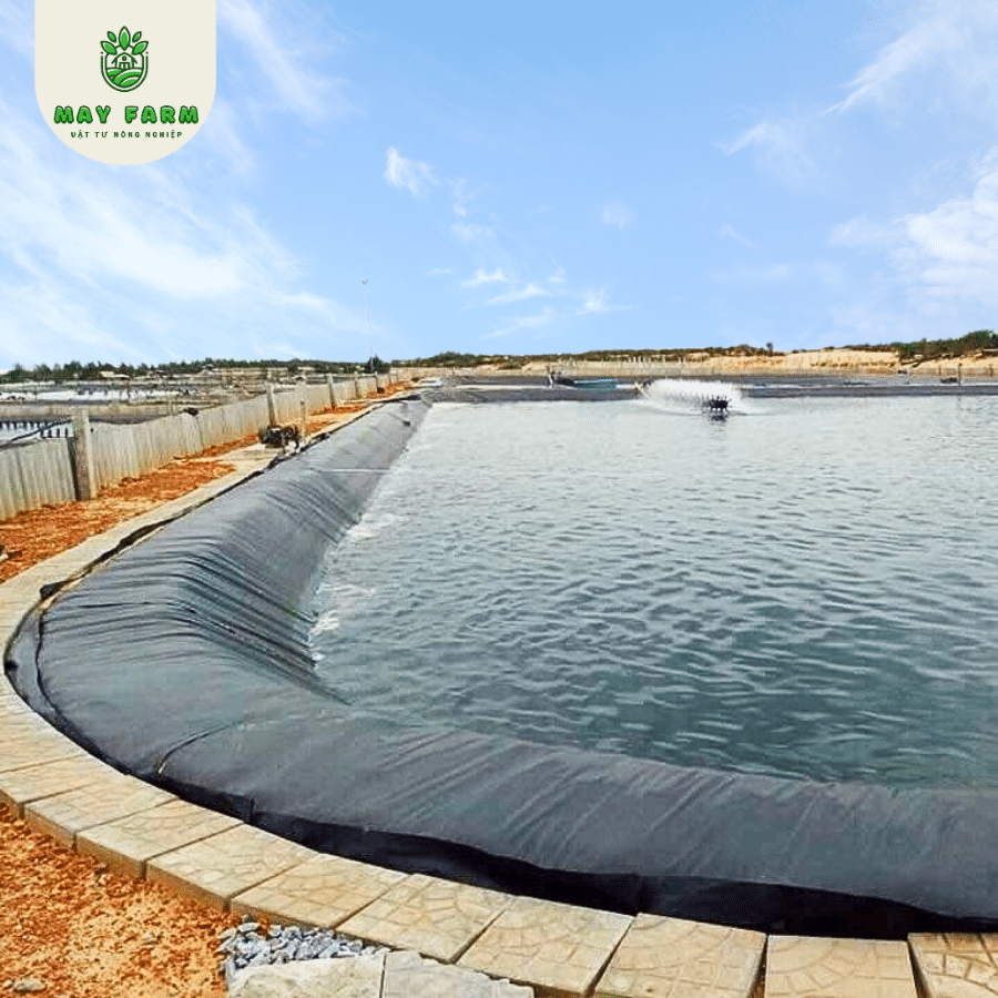 Màng chống thấm HDPE dày 0.75mm - lót chống thấm bền bỉ - Ảnh 2