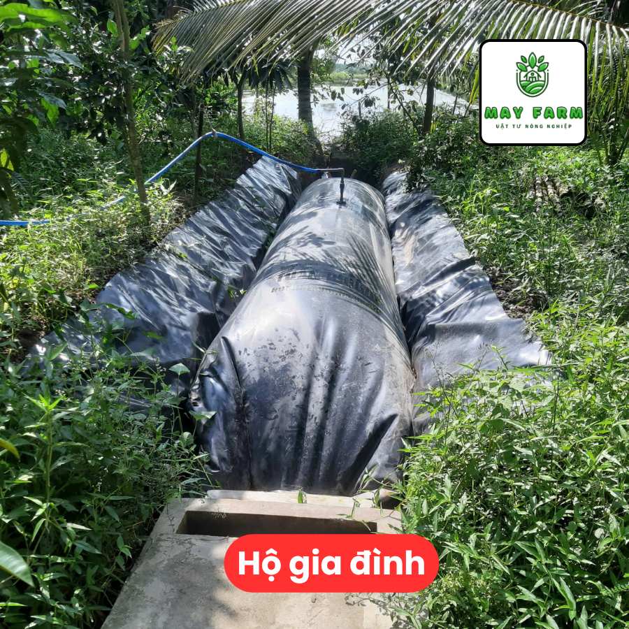 Túi biogas hộ gia đình - Túi biogas từ 6 khối - 400 khối dày 1mm