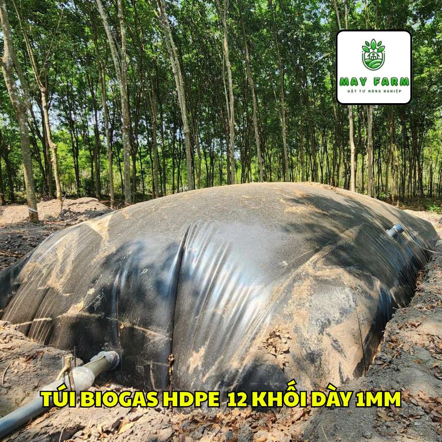 Túi Biogas hdpe 12 khối dày 1mm