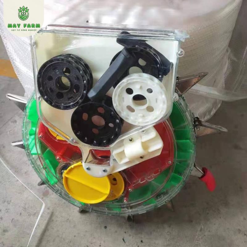 Máy gieo hạt tự động 12 răng 12R-CG, 1 hàng bánh lăn 13.5cm - Ảnh 4