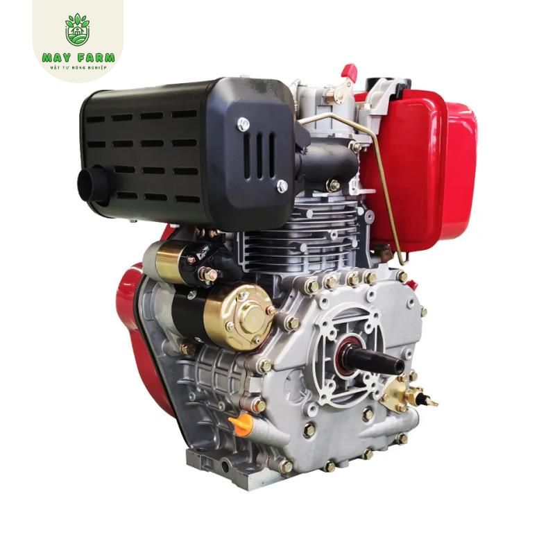 Động cơ dầu Diesel 4 kỳ DIE-173F, Động cơ máy cày xới, bơm nước - Ảnh 4