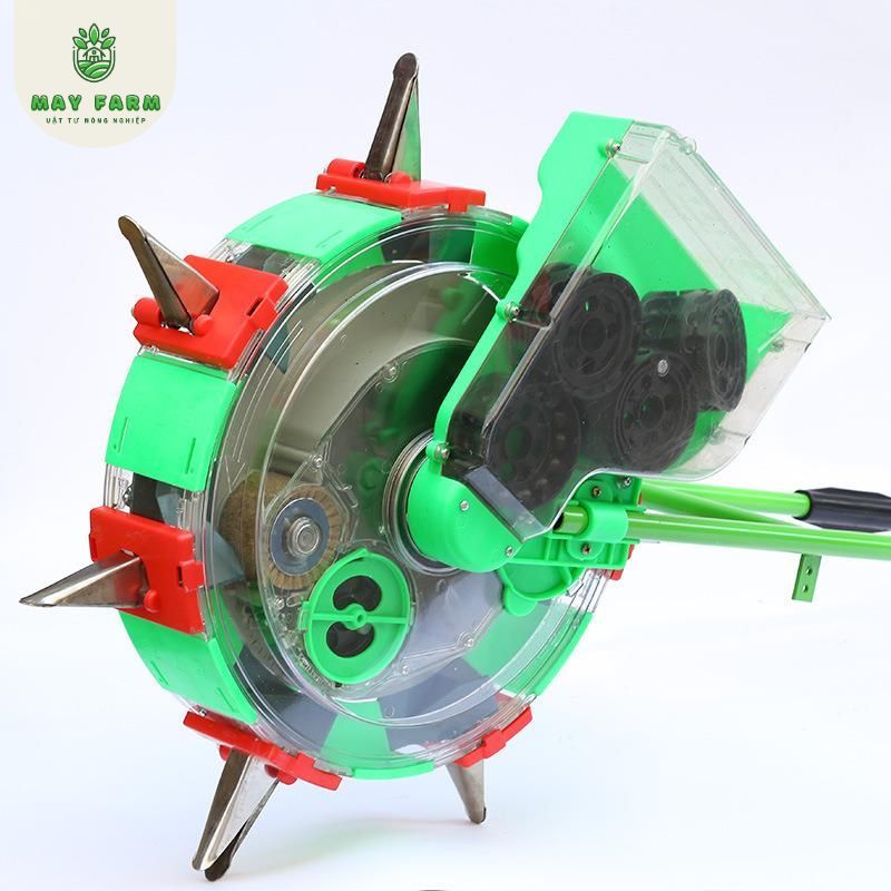 Máy gieo hạt tự động 12 răng 12R-SD- Dụng cụ tra hạt một hàng 14cm - Ảnh 4