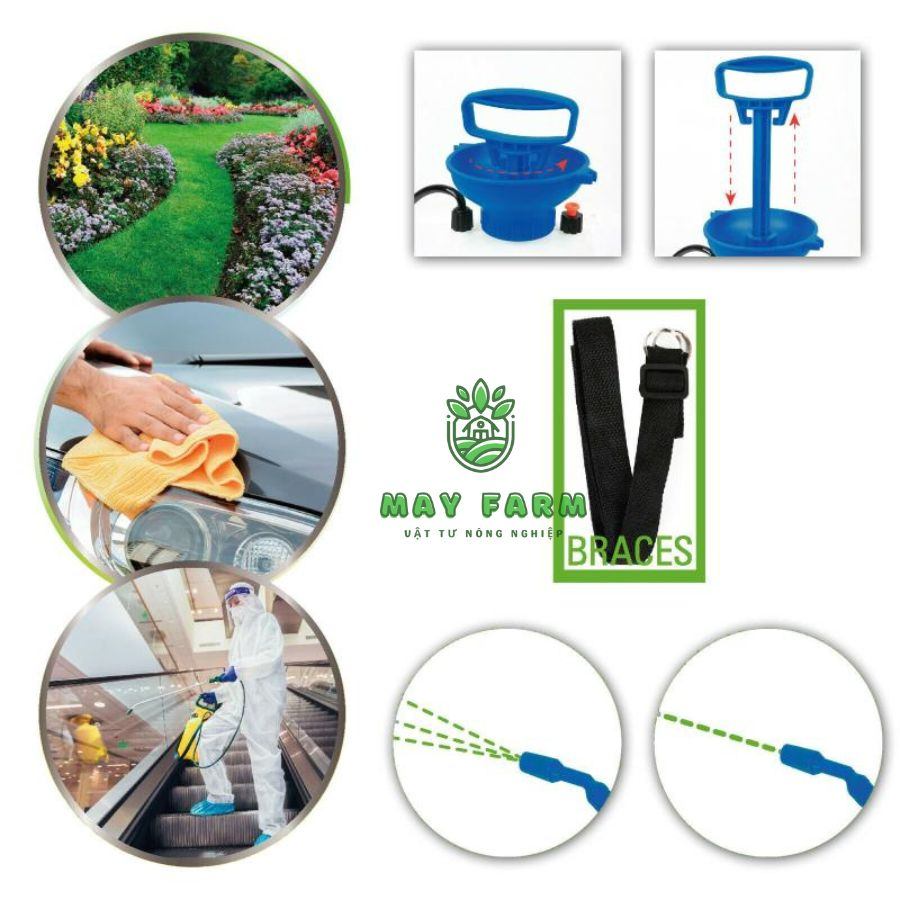 Bình phun thuốc sâu 5 lit KXF-P5B - Ảnh 4