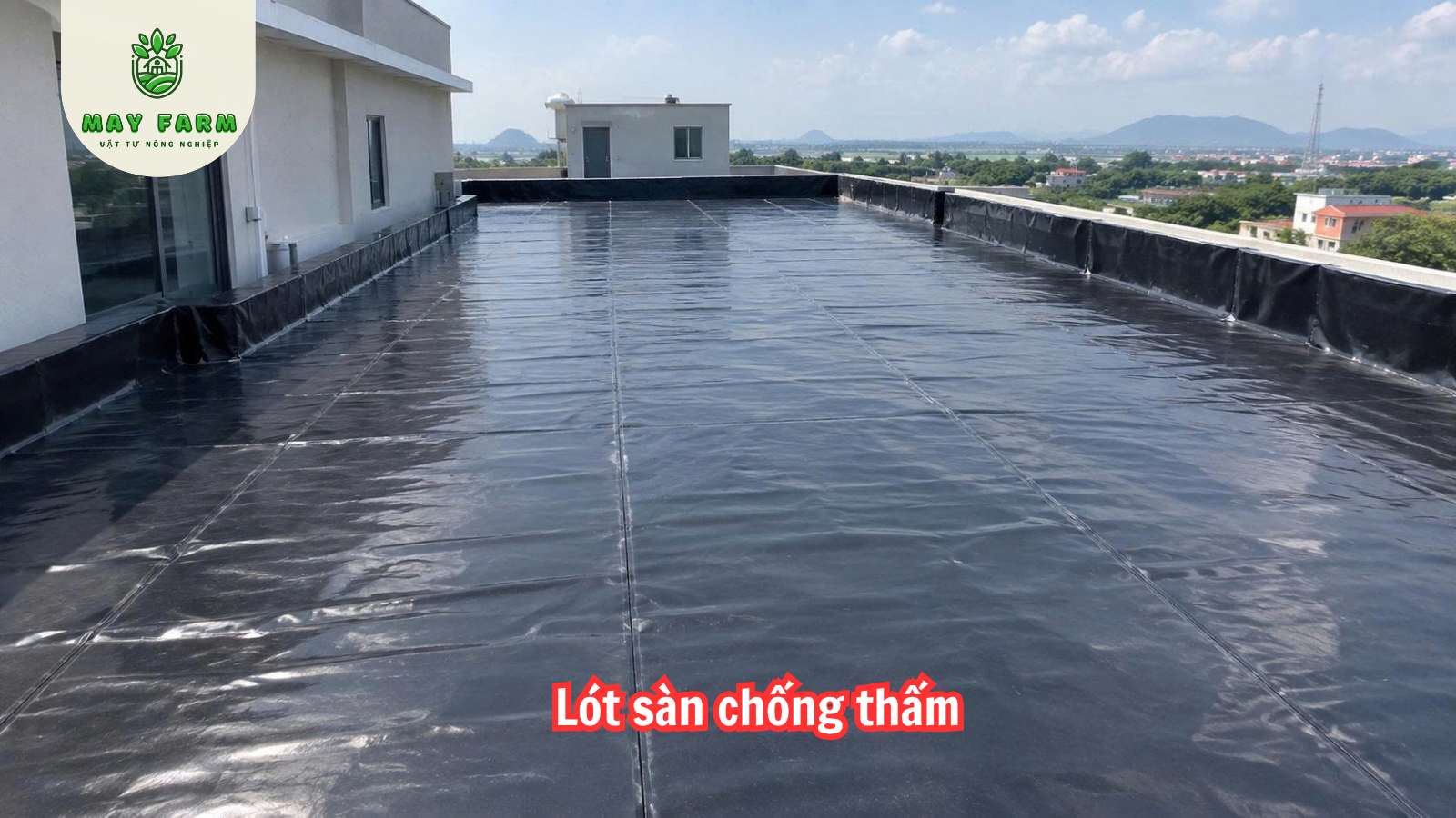 Lót sàn chống thấm  - Bạt hdpe 0,3mm, Bạt chống thấm hdpe, Bạt nuôi cá  