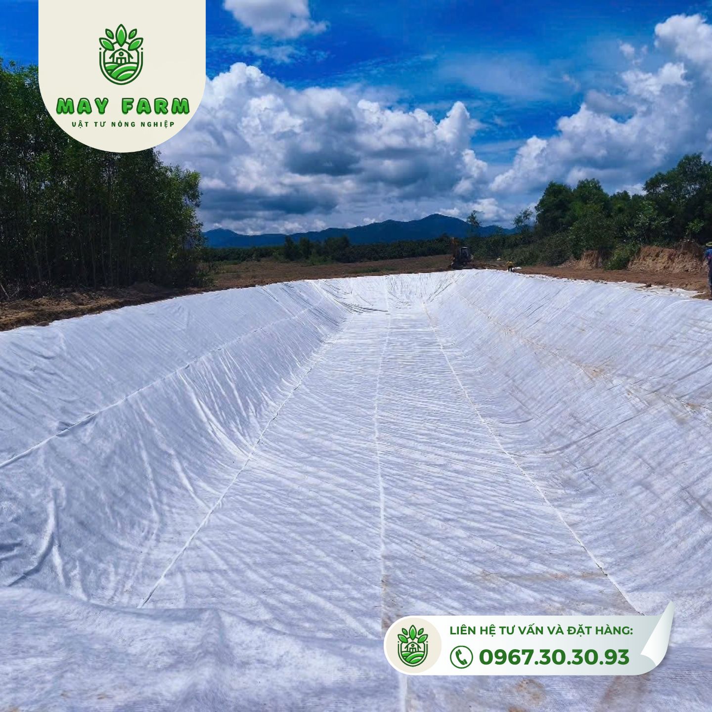 Vải địa kỹ thuật lót hồ màu trắng giá rẻ, đủ khổ, gia công riêng  - Ảnh 2